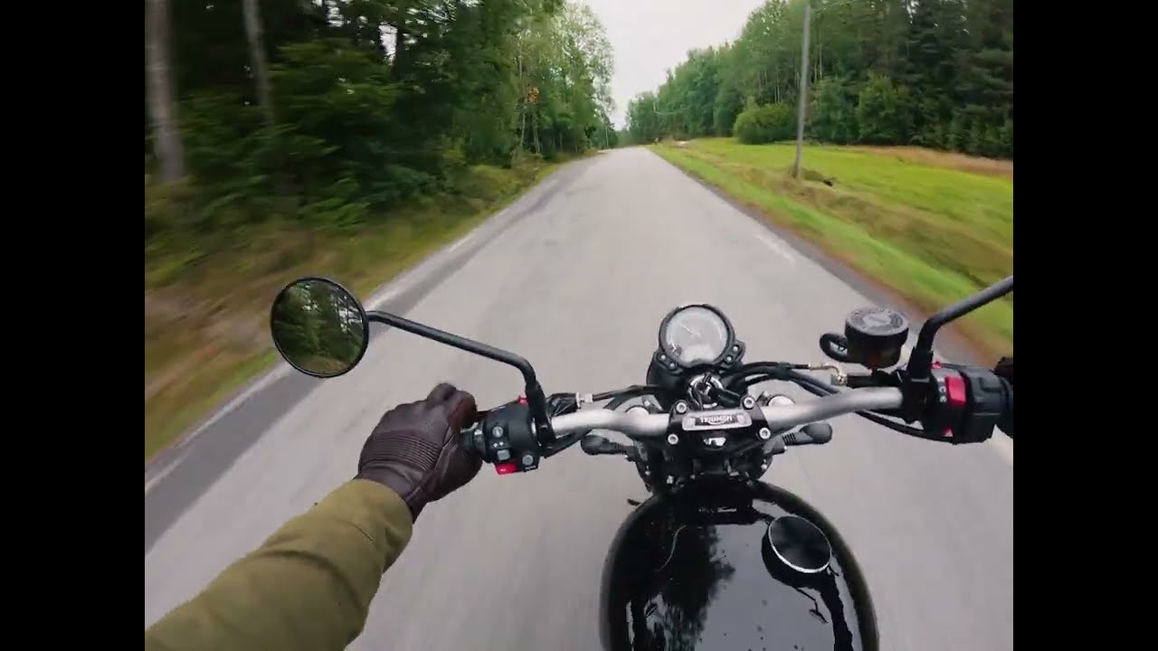 Scrambler 900: Country Roads | Slash Cut Exhaust [4K] [Raw Sound]