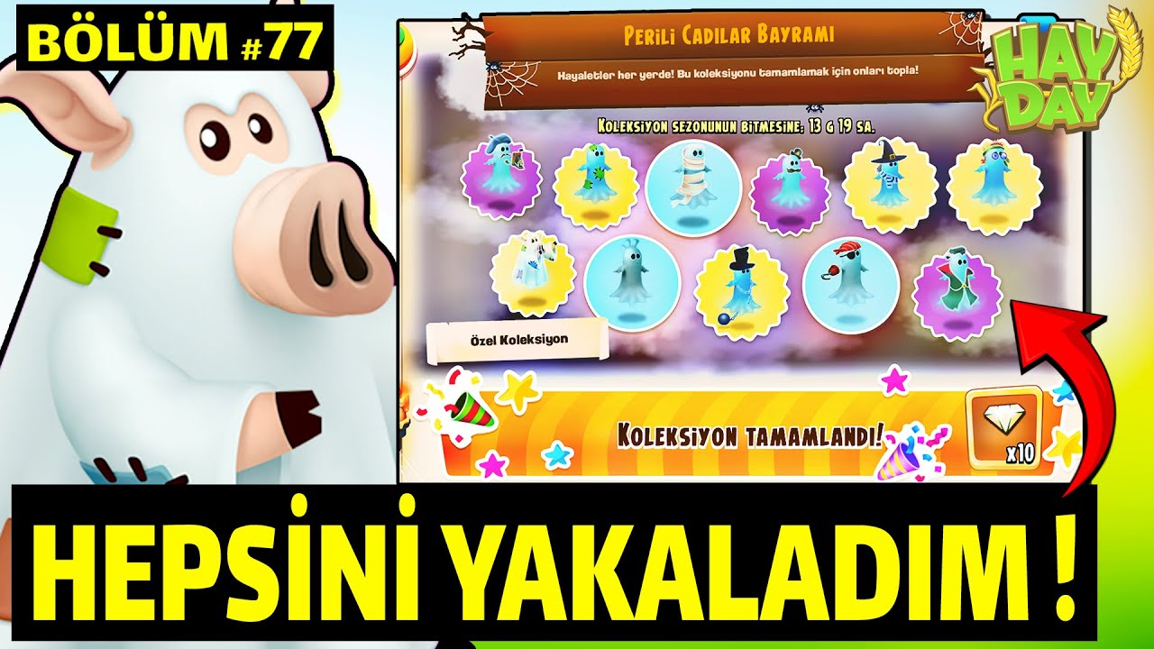 HAYALET YAKALAMANIN EN KOLAY YOLU! 👻 Görevleri Bitirdim! | Hay Day