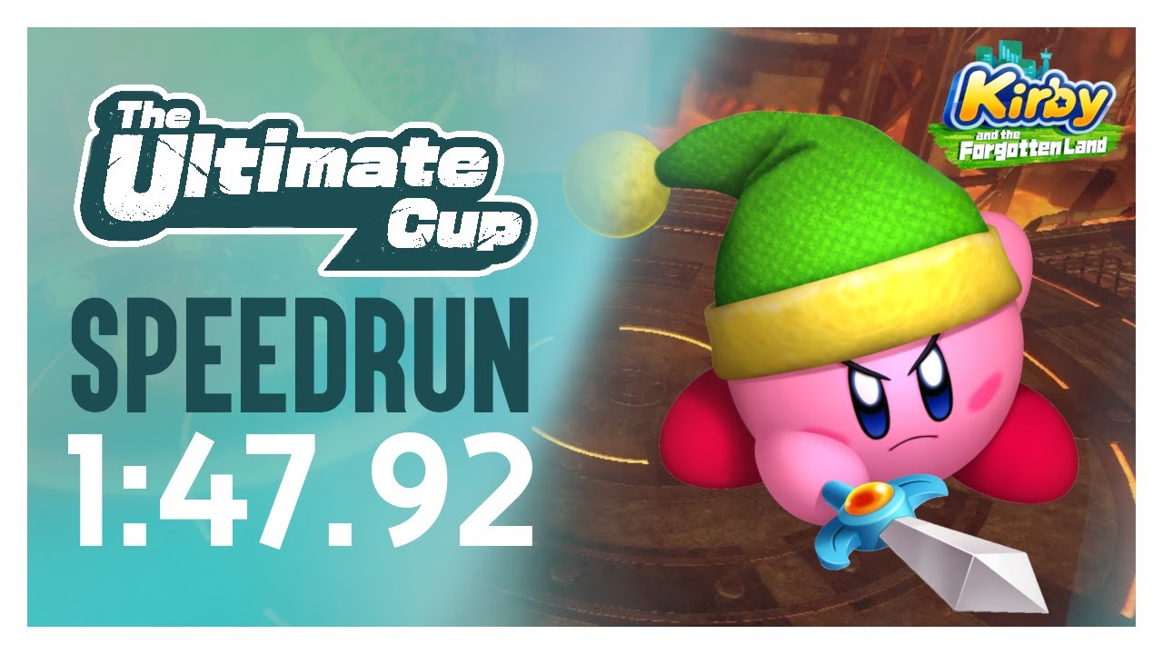 Скоростной забег Ultimate Cup за 1:47.92 — Kirby and the Forgotten Land