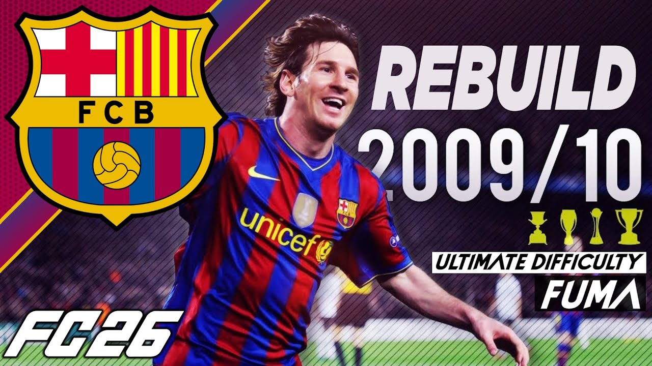 EA FC 26 v1.1 Career Mode | FC Barcelona Rebuild Begins! 🔥 | Full Manual (FUMA) Manager Mode
