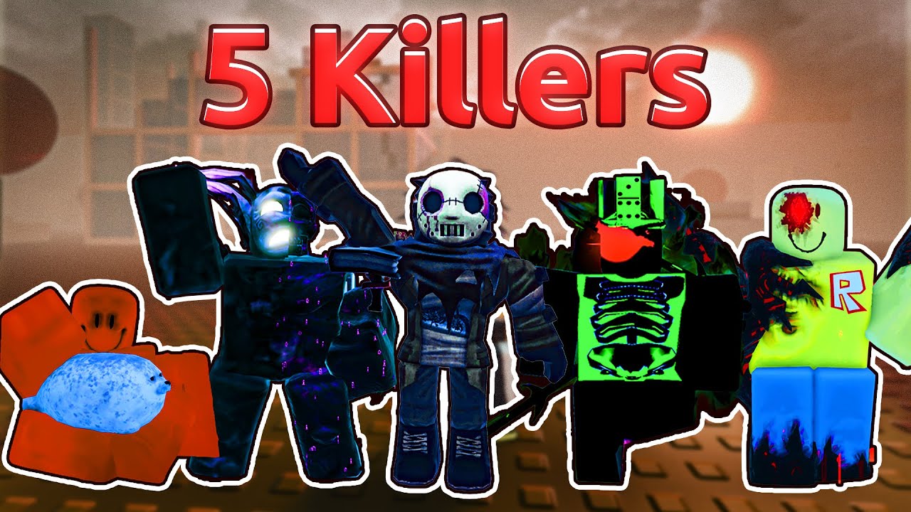 5 KILLERS vs. SOBREVIVENTES BUFFADOS no FORSAKEN!! (Modo Justo)