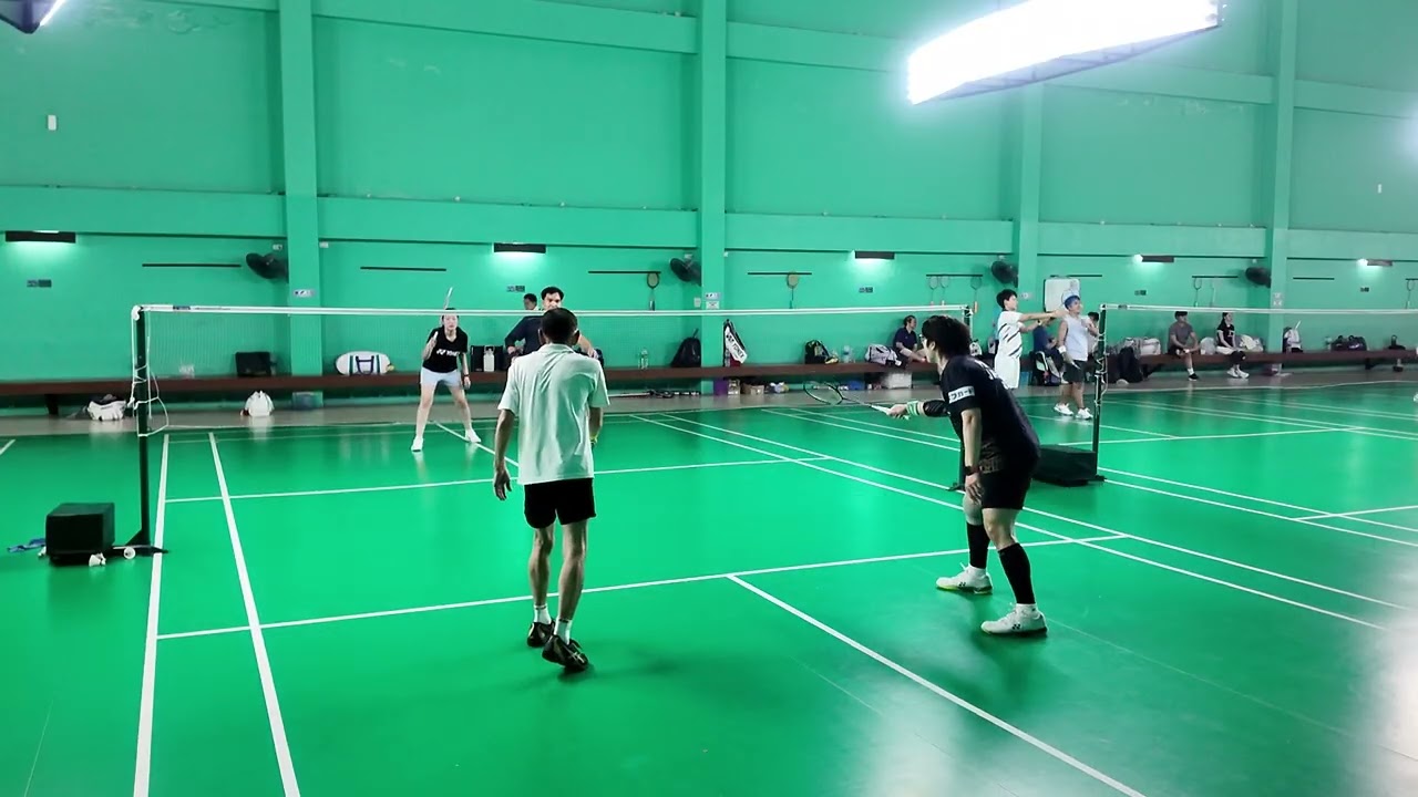 Mega Badminton 09/02/2026 -04 #ก๊วนแฮปปี้  #ตีแบดมินตัน#ตีแบด 