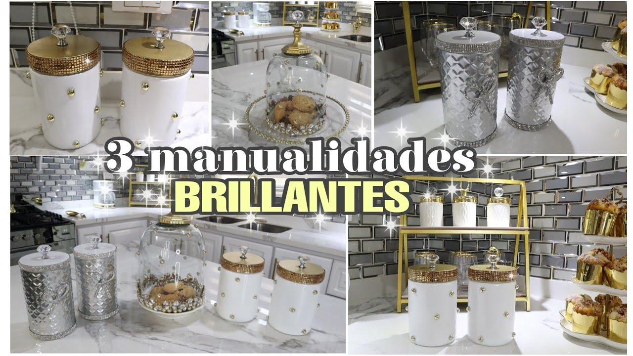 3 MANUALIDADES BRILLANTES PARA DECORAR