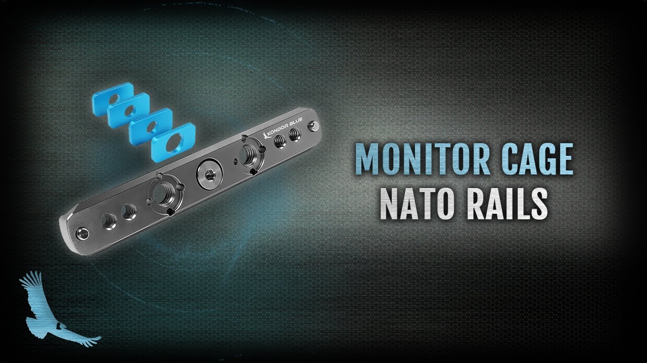 We Made Lightweight Monitor Cage NATO Rails