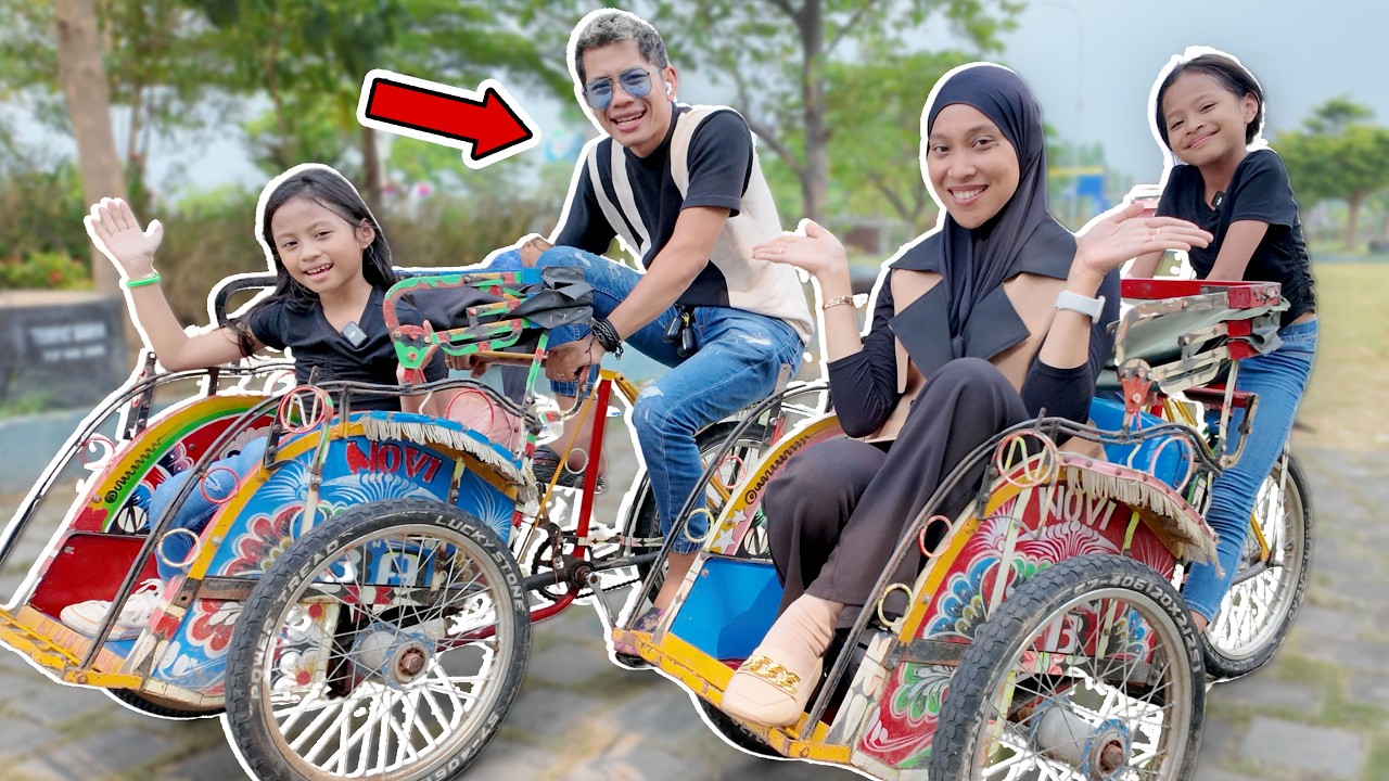 ALUNA AMANDA BALAPAN DI REST AREA