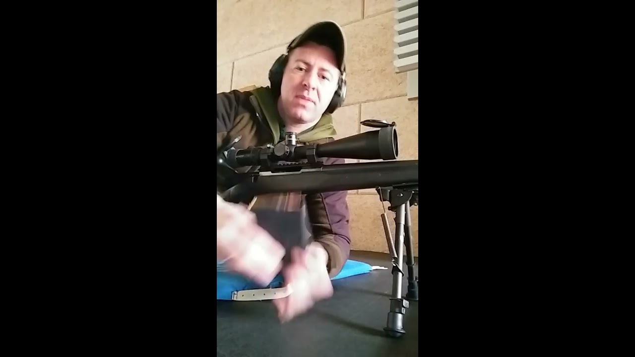 Tikka CTR test with MDT AICS magazine.
