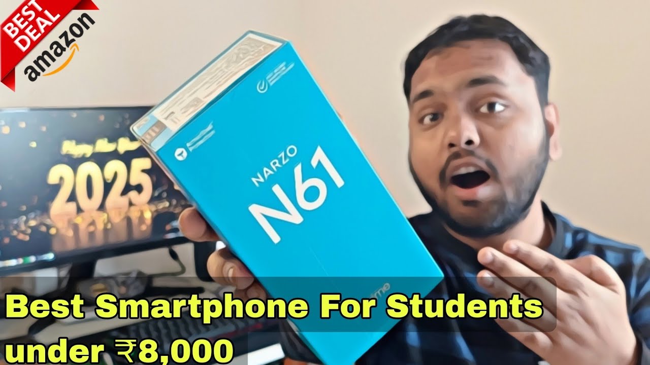 Обзор Narzo N61 🔥 Лучший бюджетный телефон для студентов до 8000 ₹ | ИГРЫ ?
