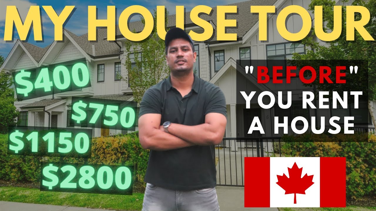 HOUSE TOUR 🇨🇦 | INTERNATIONAL STUDENTS' Things to consider before renting a house | Piyush Canada