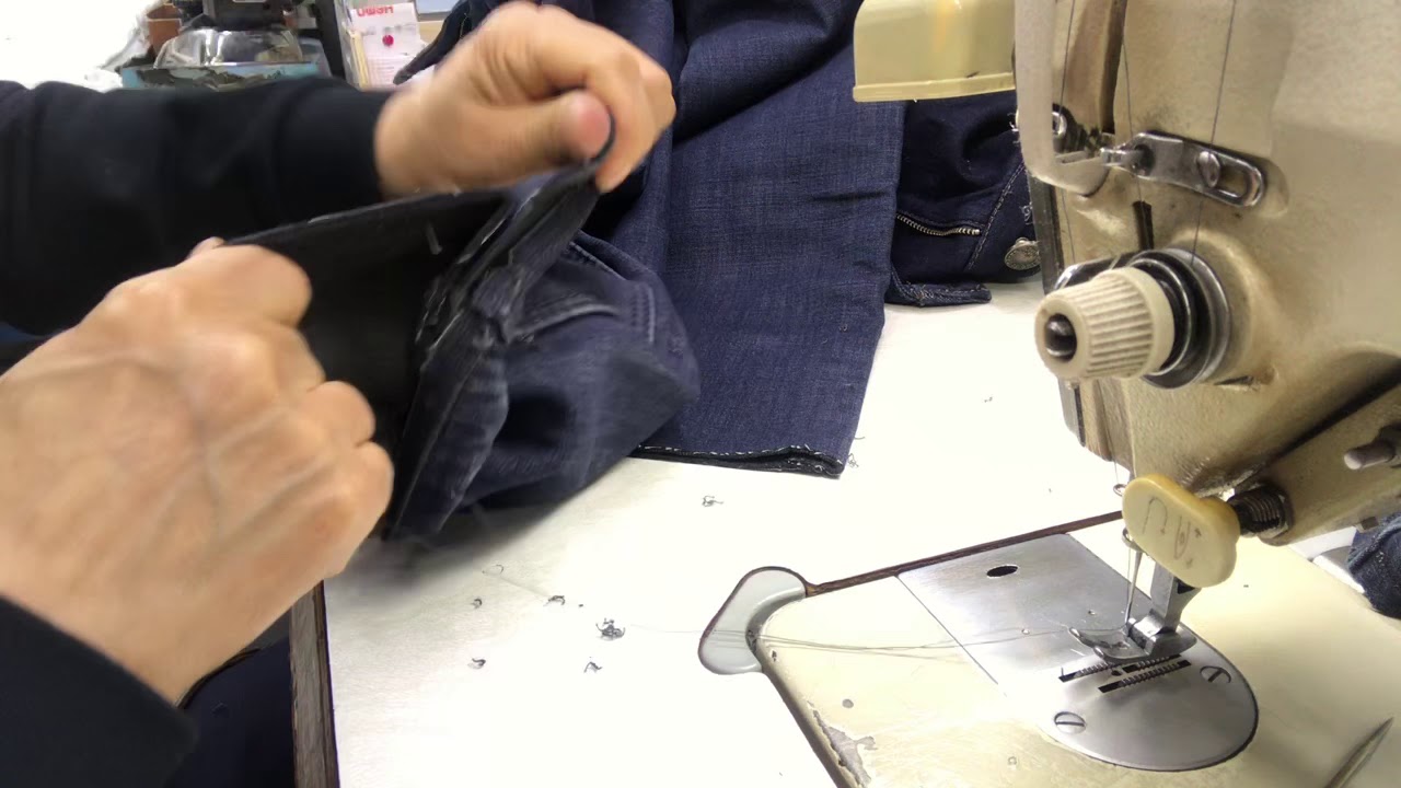 다시 한번더 반복 청바지 밑단 살리는 방법 두가지 세밀하게 들여다 봅시다 1How to Hem Jeans with original hem