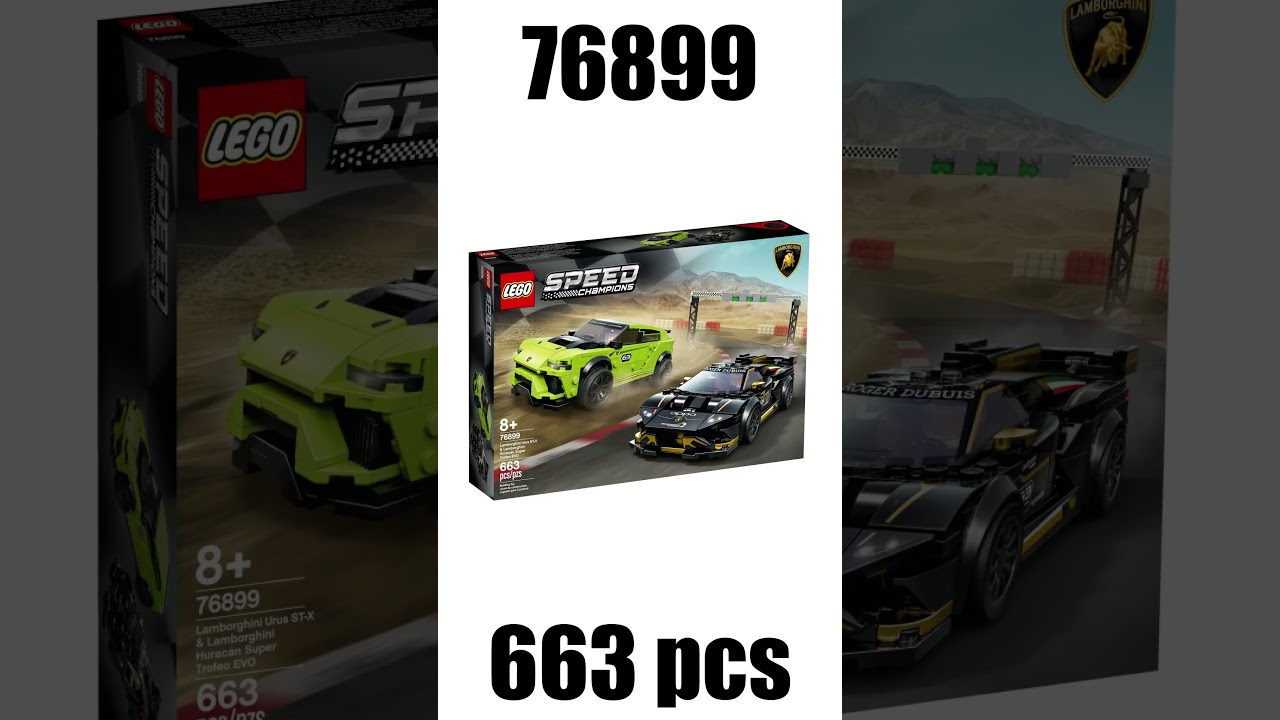 10 лучших наборов LEGO SPEED CHAMPIONS 8-WIDE CARS