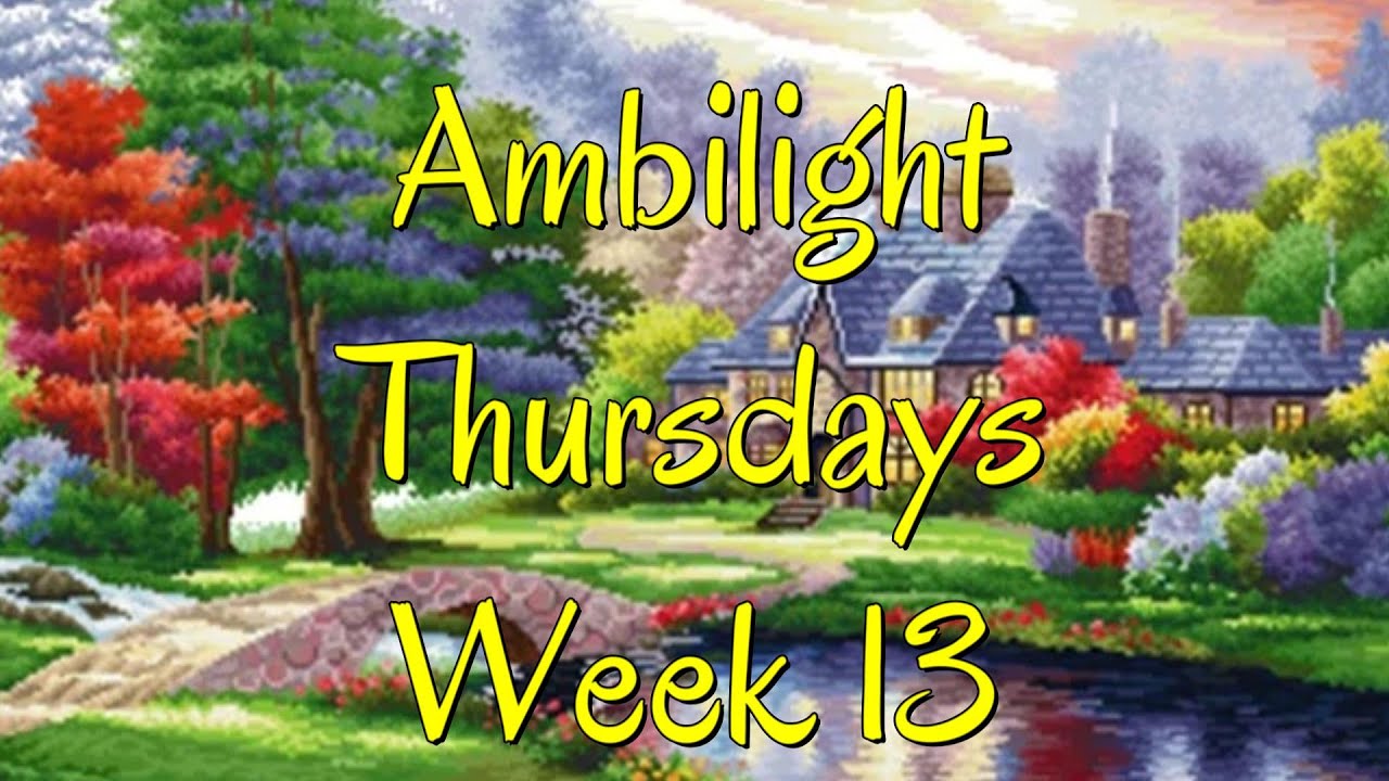 Ambilight Thursdays 13 #stampedcrossstitch #flosstube #pointdecroix #unboxing #stitchalong