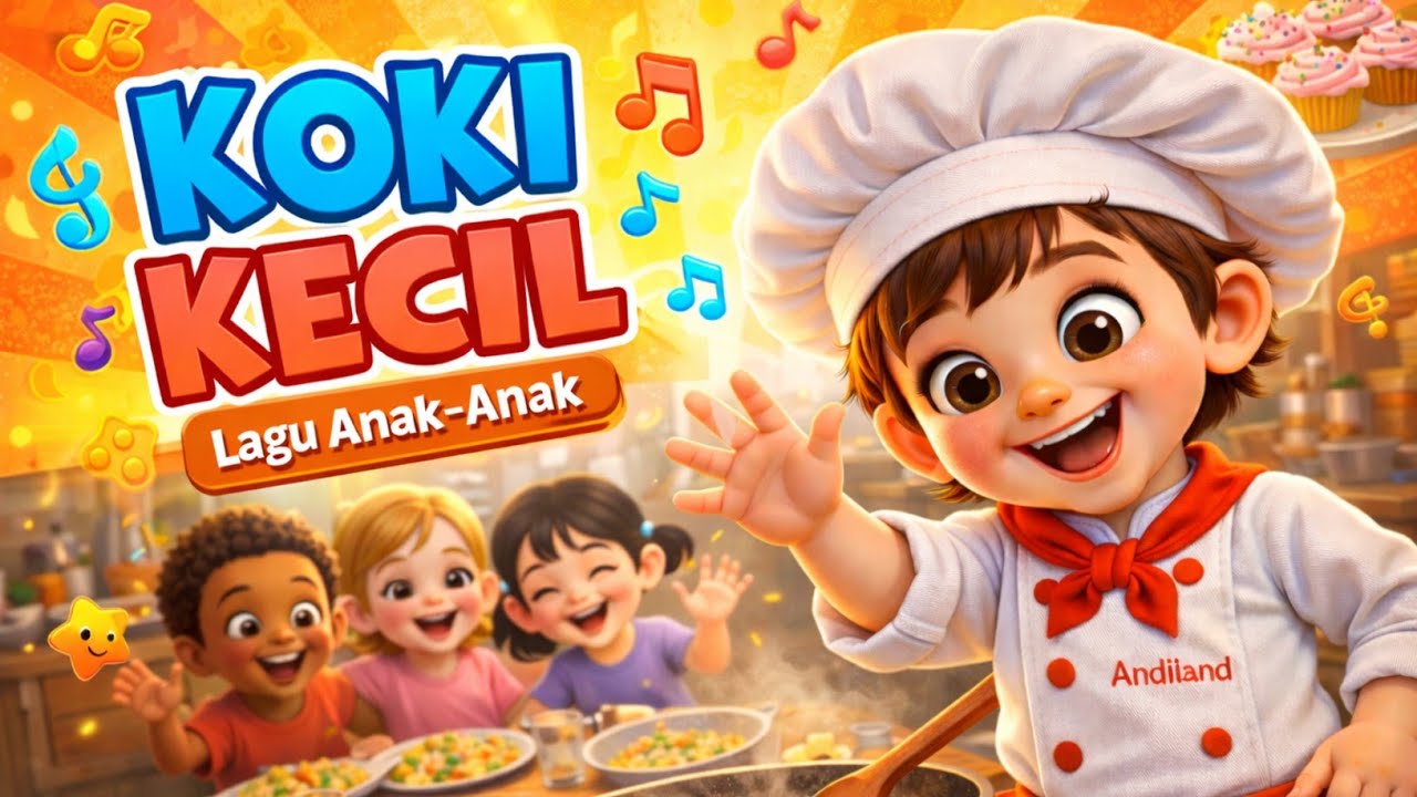 🎶👨‍🍳 KOKI KECIL - Lagu Anak-Anak 🍽️👩‍🍳