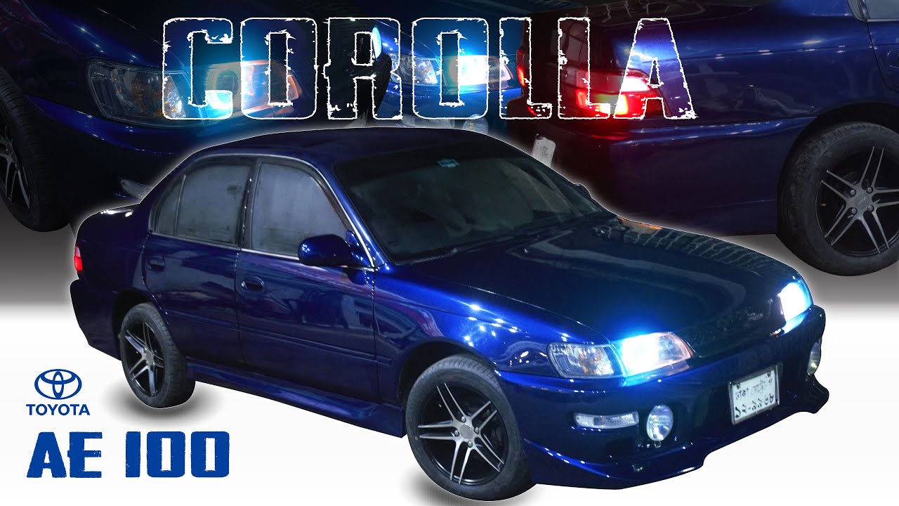 AE100 Corolla Modified & painted in Deep Blue Pearl Color. Full Restoration Video @EliteMotorss
