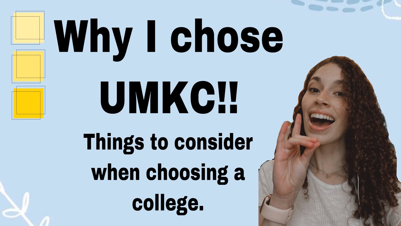 What to look for in a college | Questions for college visits | Why I chose UMKC!