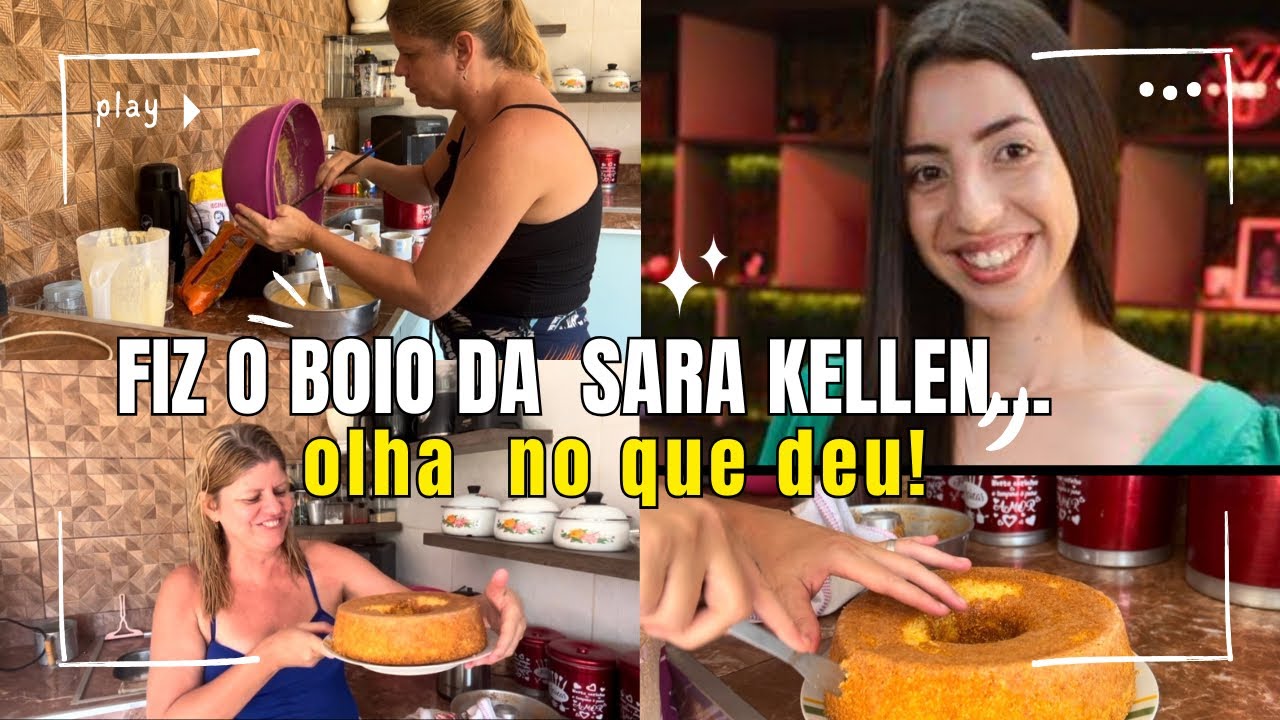 FIZ  O BOLO DA SARA KELLEN SERÁ QUE MINHA FAMÍLIA APROVOU ?