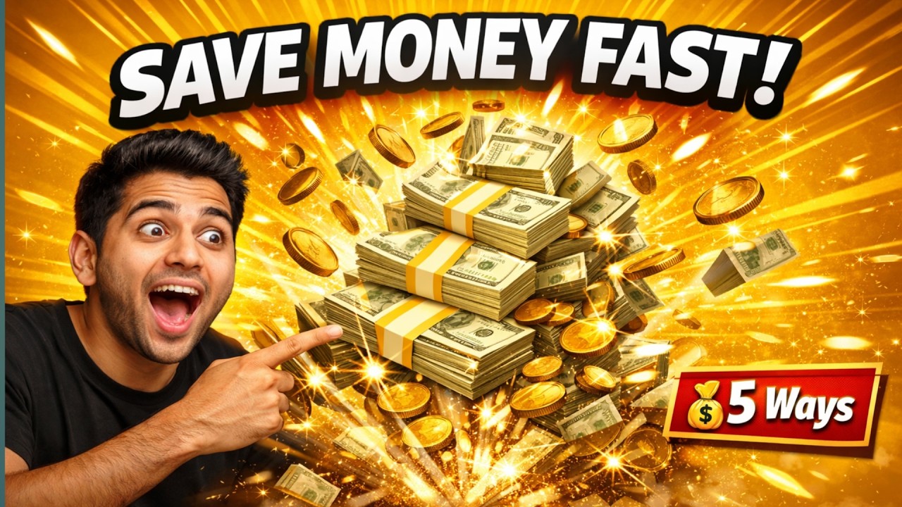 5 Ways to Save Money Fast!