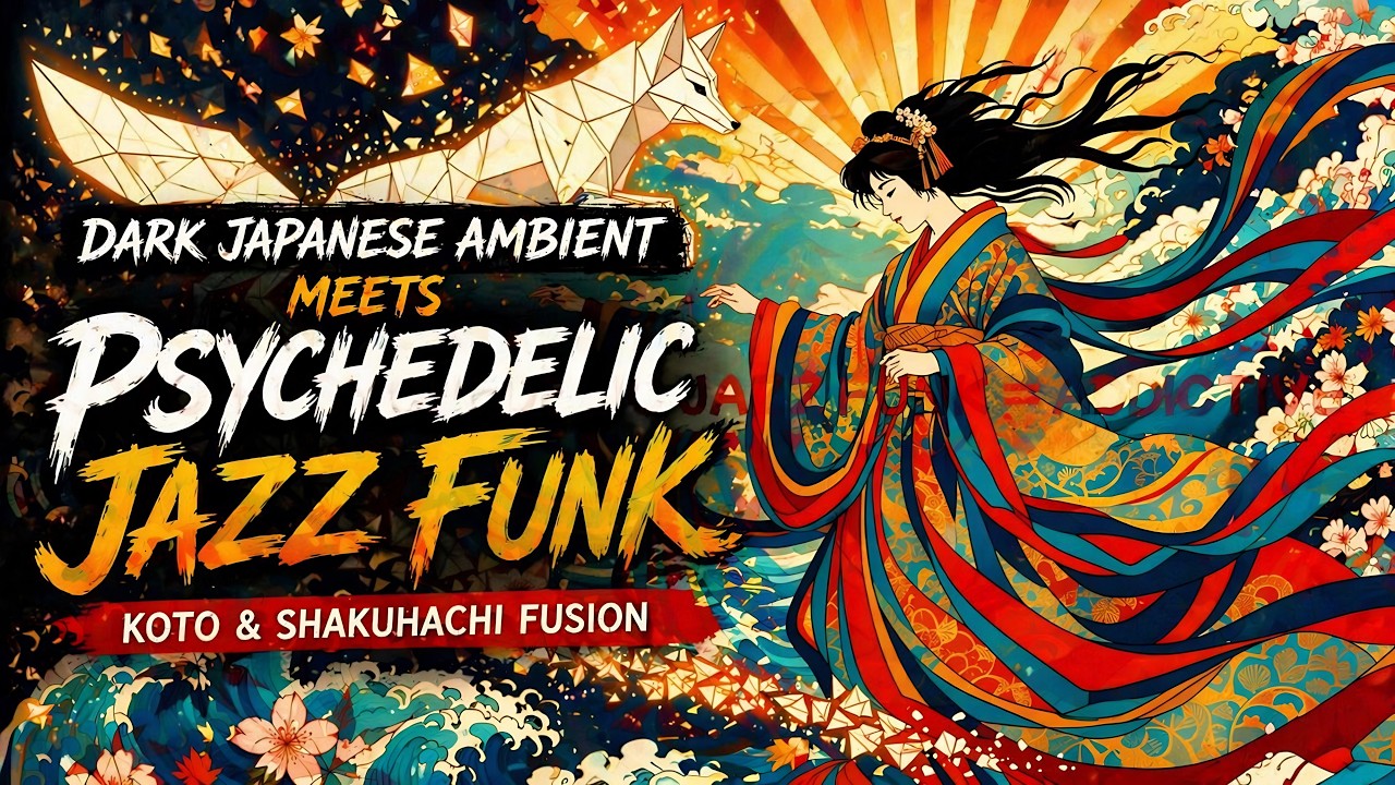 Dark Japanese Ambient Meets Psychedelic Jazz Funk | Koto & Shakuhachi Fusion
