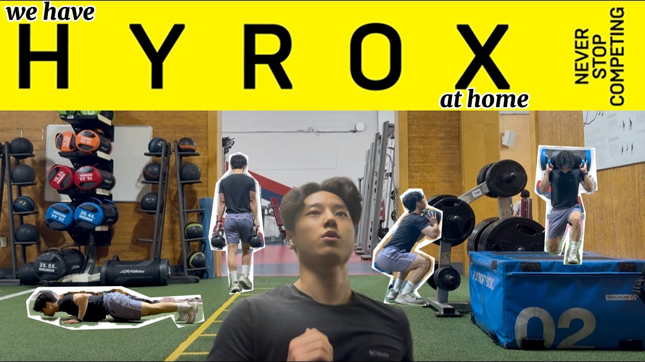 HYROX Workout After Dental School Finals | 치대 기말시험 후 하이록스 운동하기