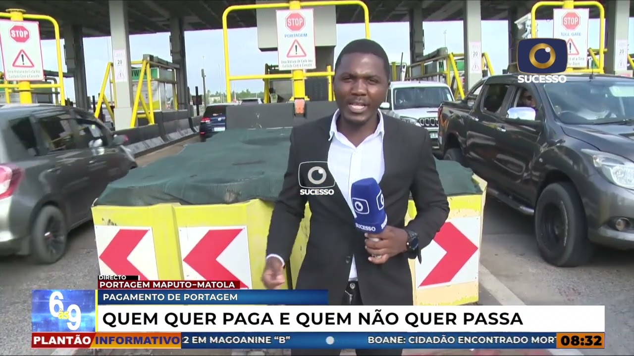 CARROS PASSAM GRATUITAMENTE NA PORTAGEM MAPUTO-MATOLA E ESPERAM 