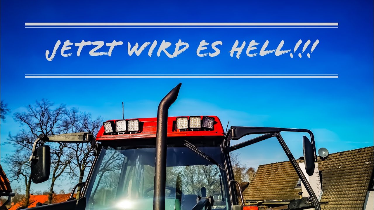 Da kommt Licht ins Dunkle | Der Case Maxxum bekommt neue LED Scheinwerfer