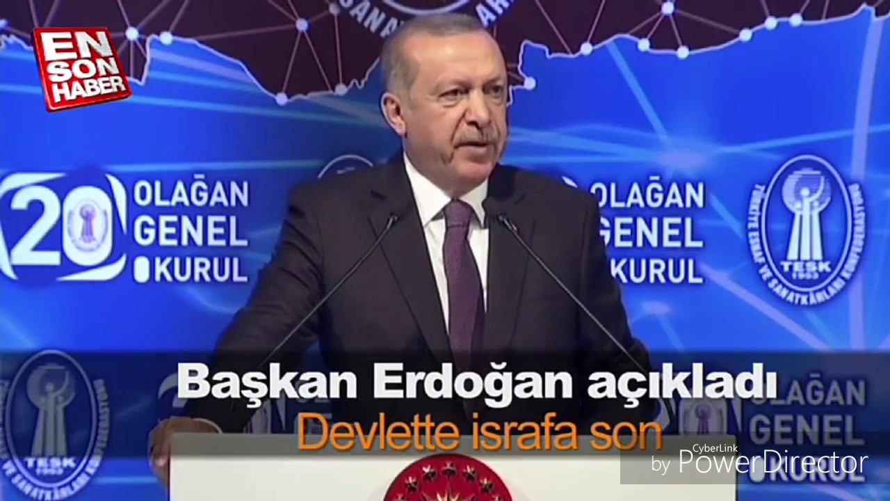 BAŞKAN ERDOĞAN A&Ccedil;IKLADI: DEVLETTE İSRAFA SON