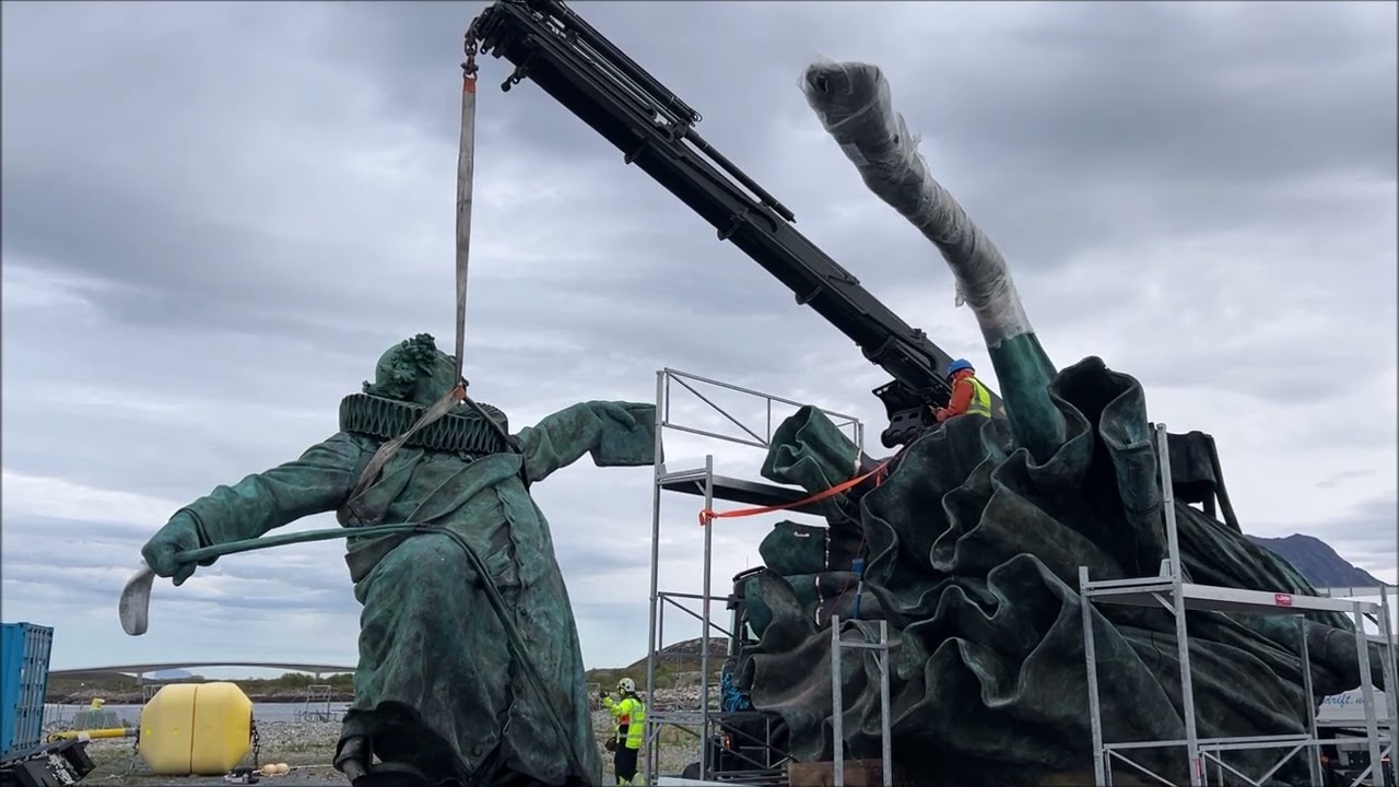 Petter på skjæret monteres