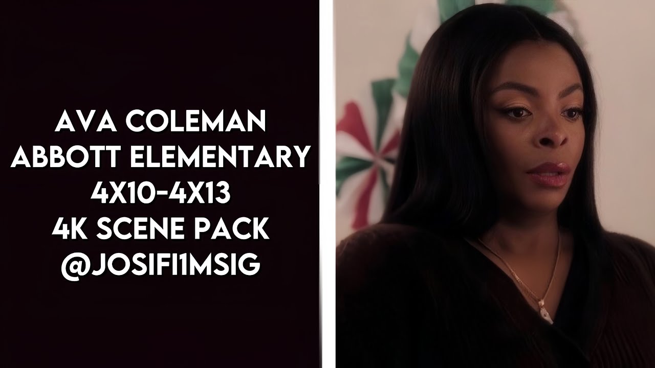 Ava Coleman - Abbott Elementary: 4x10-4x13 | 1080P 4K Scene Pack @josif1lmsig