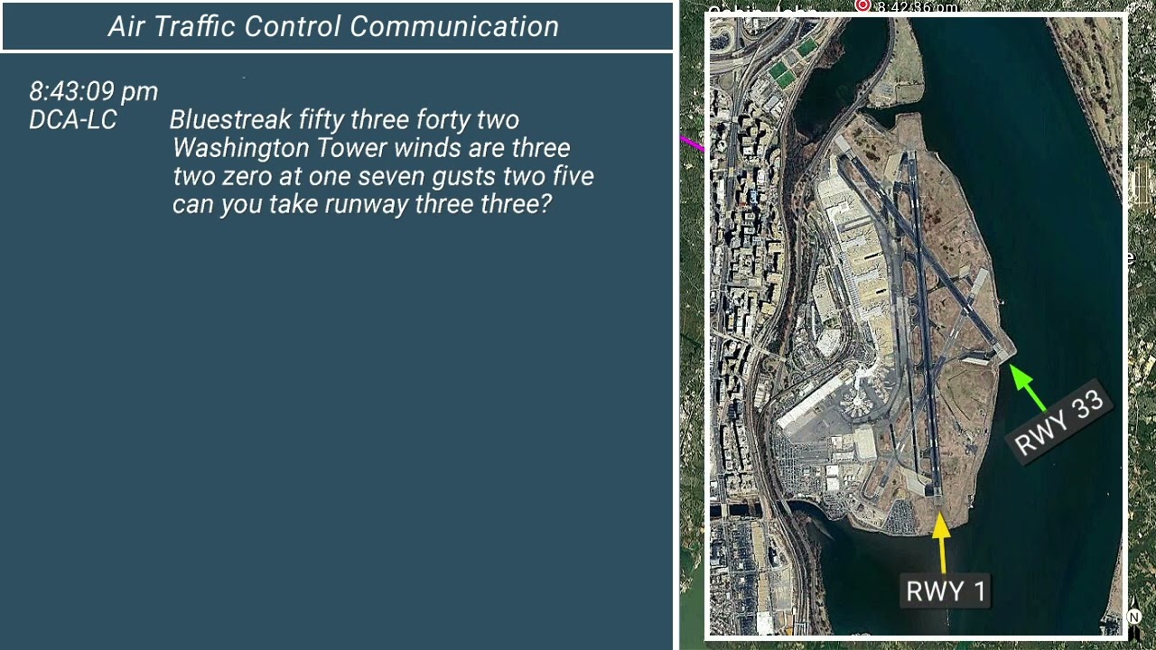 NTSB Animation - Boardmeeting Overview Animation - DCA Midair Collision