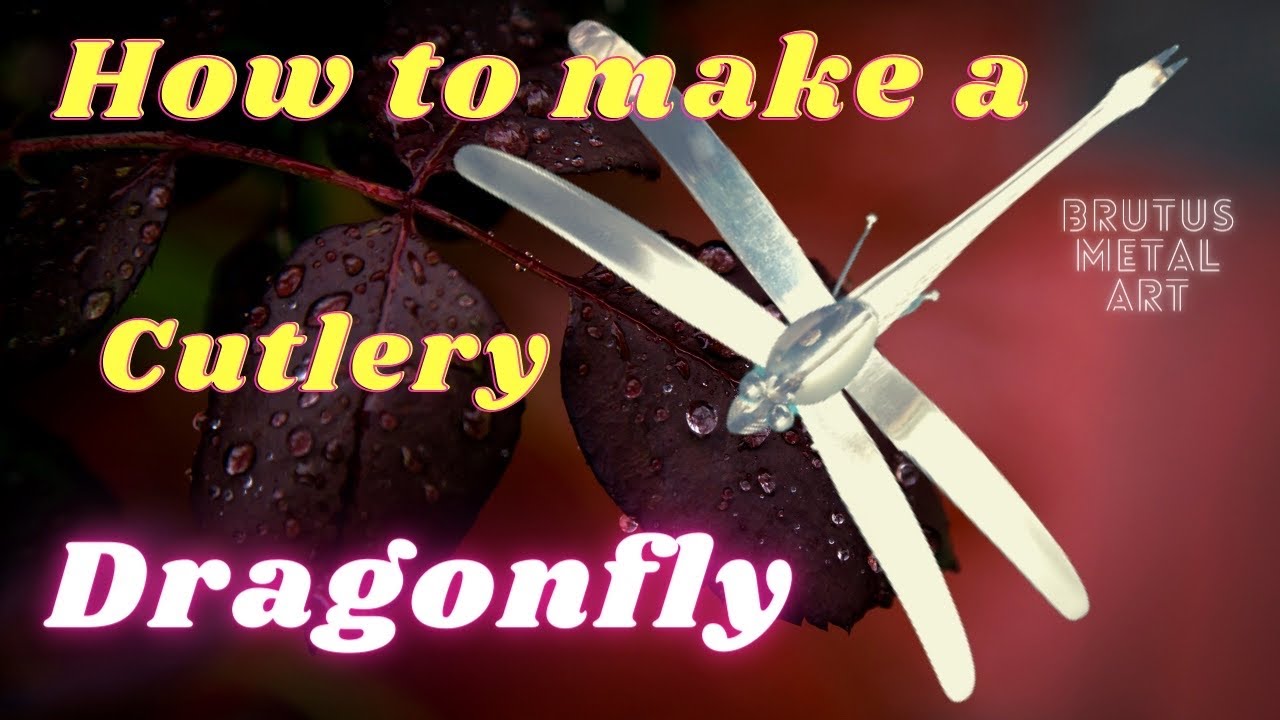 How to make this Dragonfly from cutlery!