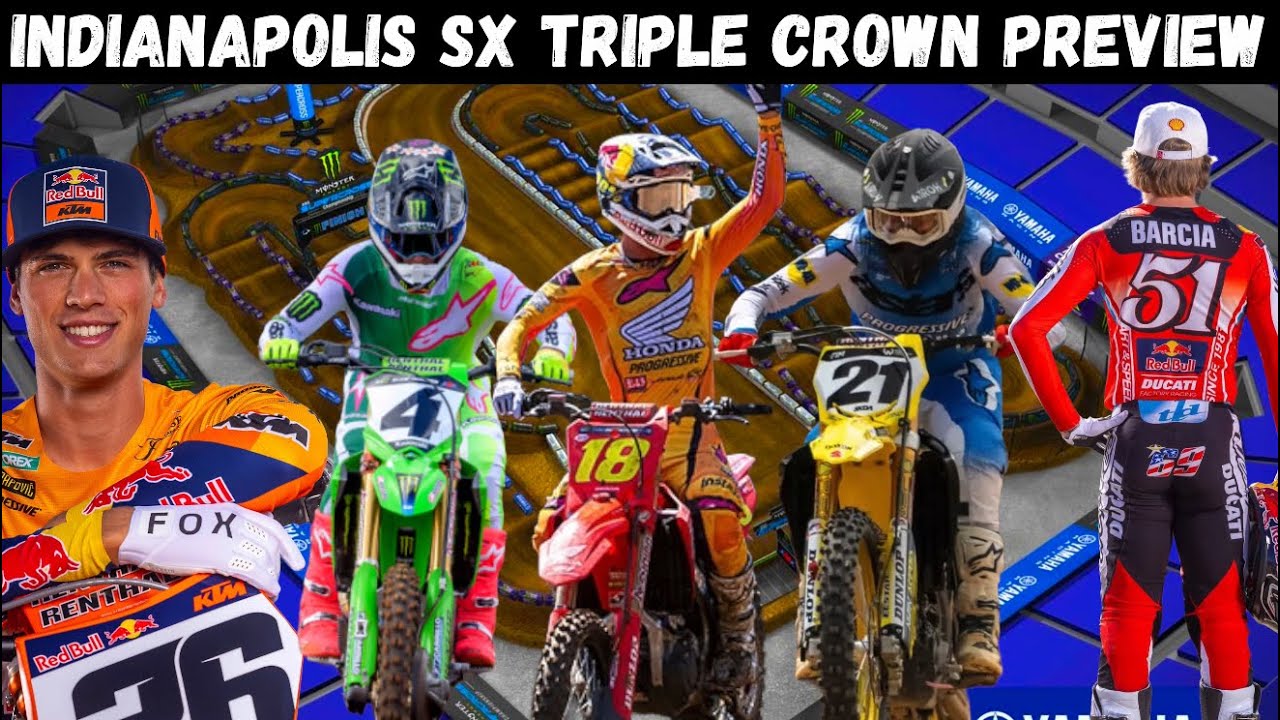 This is NOT a Good Triple Crown Track!! Injury Report - Who is In & Out for the Indy Supercross