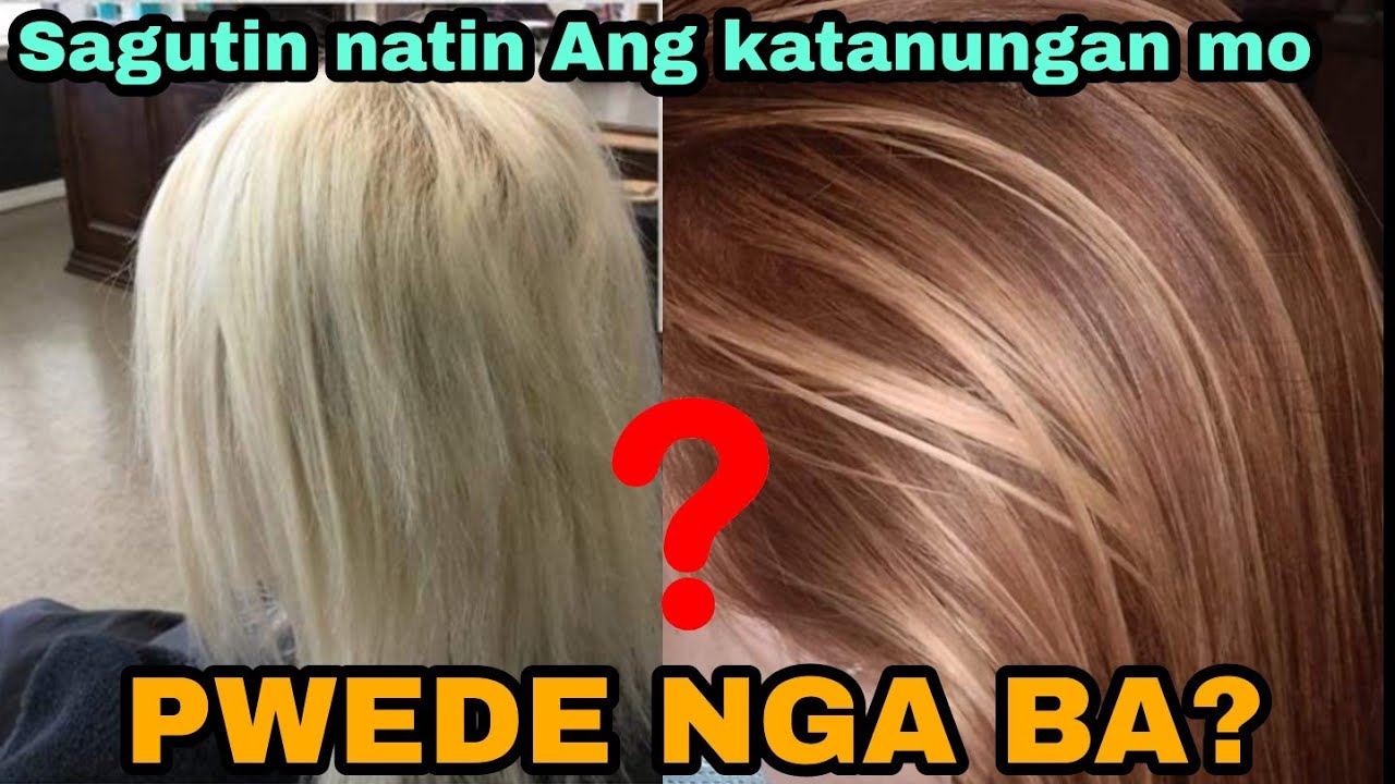 Pwede ba e Rebond Ang Buhok kahit kaka bleach lang?