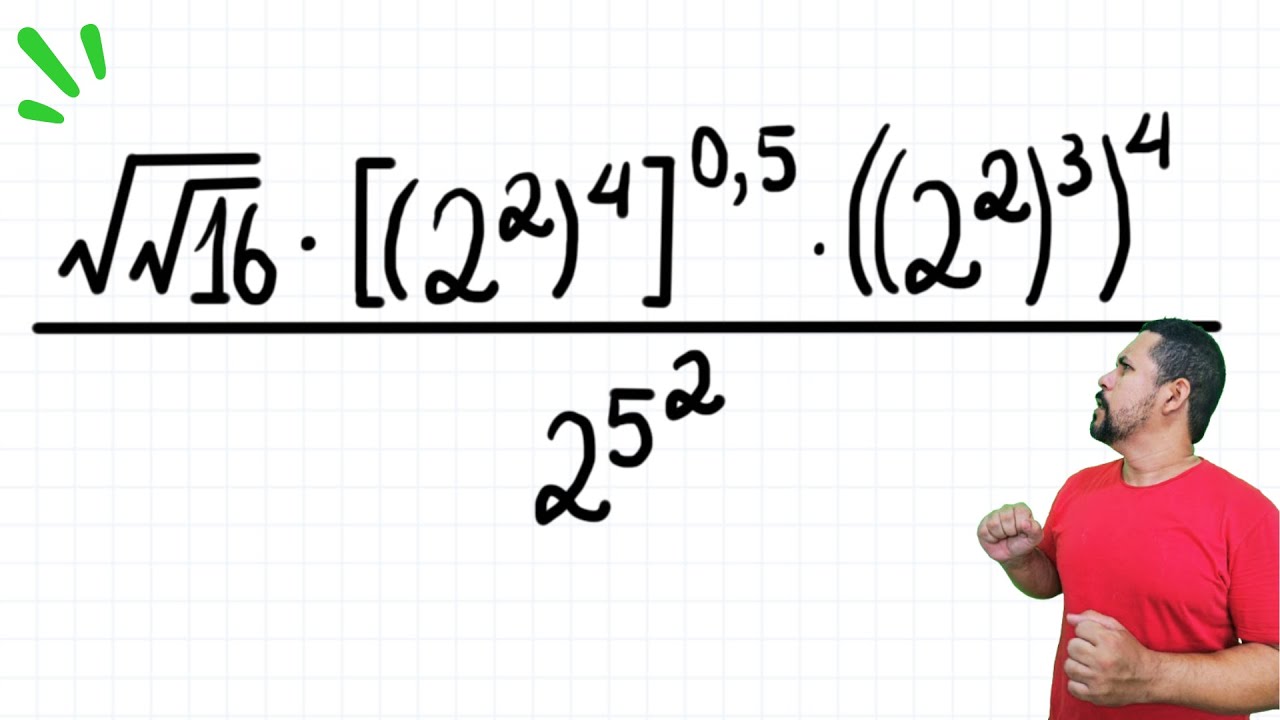 COMO RESOLVER essa Expressão com Potências e Raízes