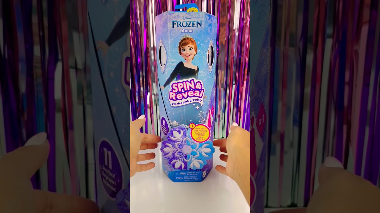 Frozen Anna Spin Reveal #frozen #satisfying