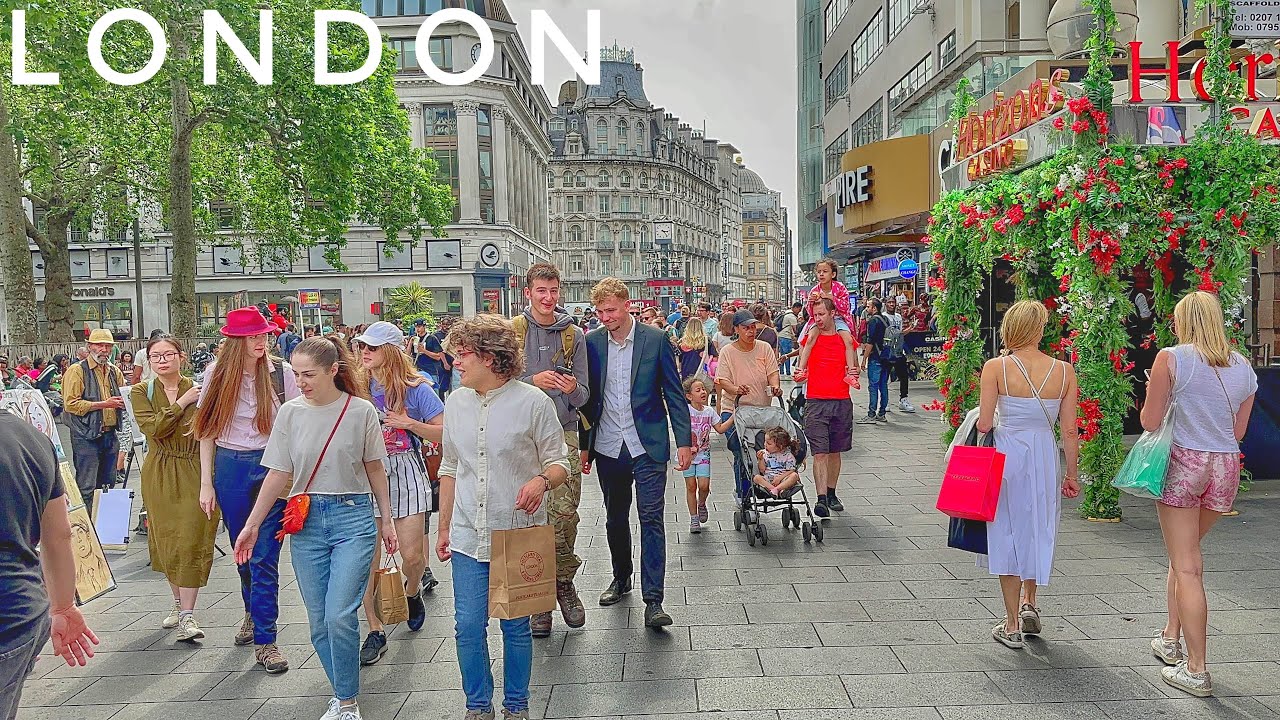 England 🏴󠁧󠁢󠁥󠁮󠁧󠁿, London Street Walk 2023 - 4K 60fps Walking Tour