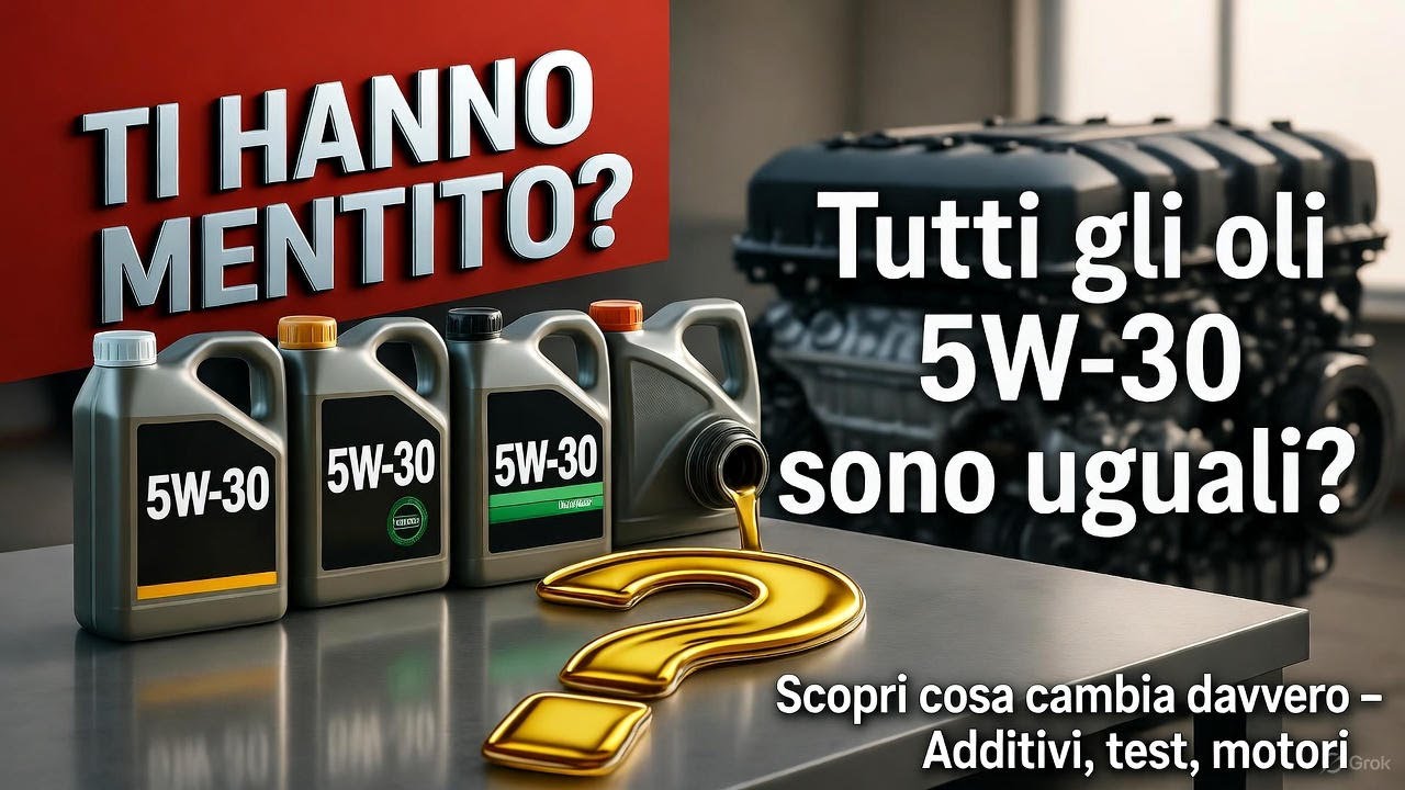 🔧 Tutti gli oli 5W-30 sono uguali? Ti hanno mentito: ecco cosa nessuno ti dice!