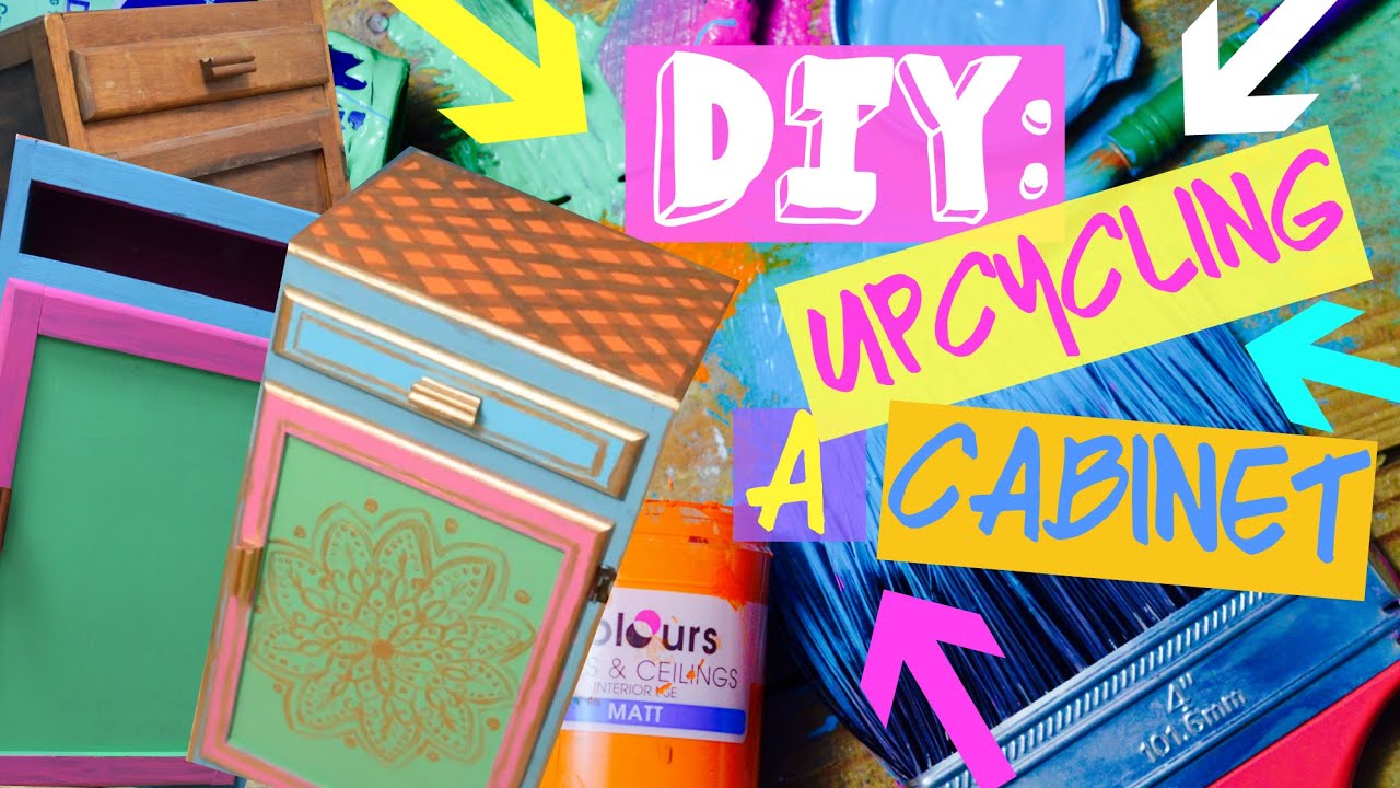 DIY: Upcycling an old cabinet into a bright, summery, jewel coloured Moroccan/Marrakesh dream!