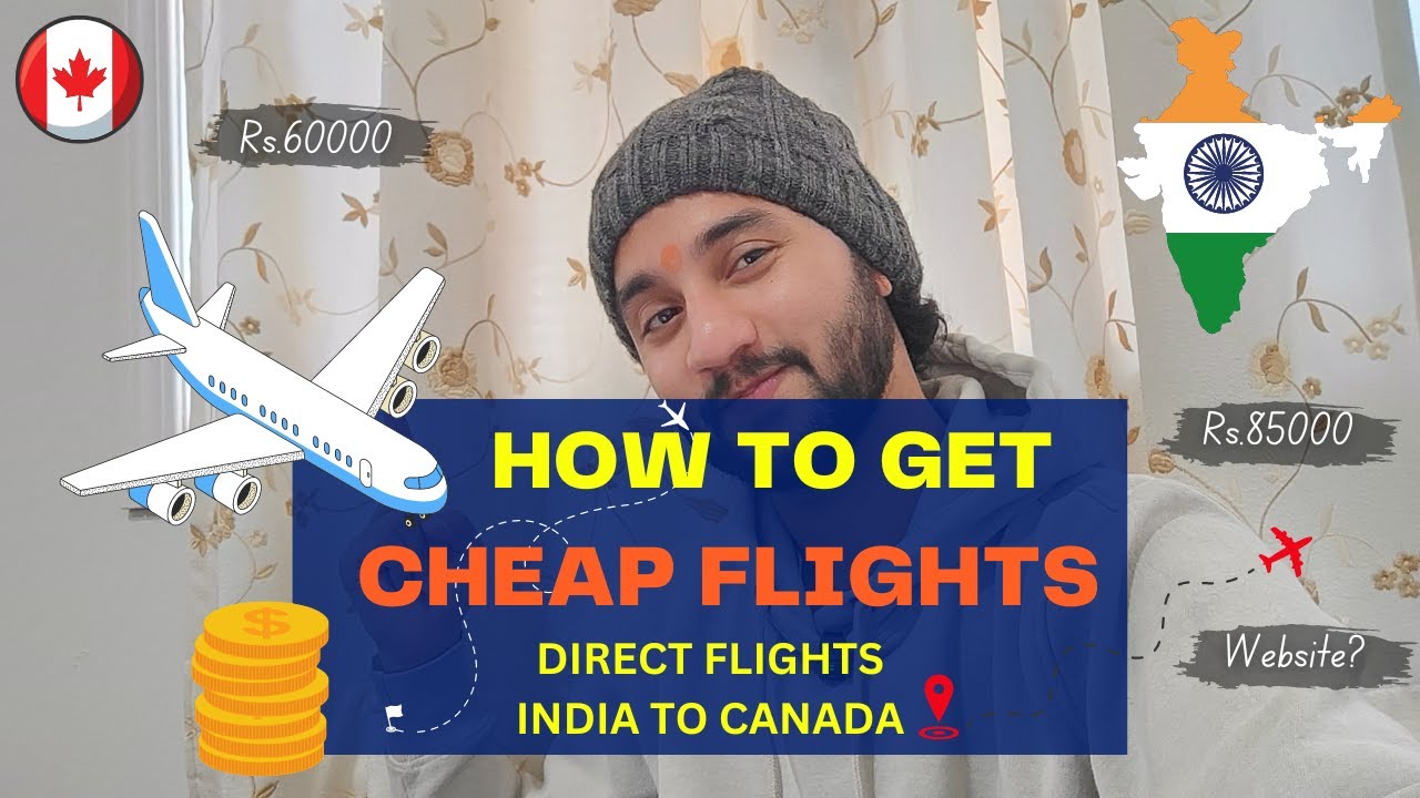 Hacks🤫 to Book CHEAP FLIGHT TICKETS🤑| India🇮🇳 to Canada🇨🇦| Direct Flight🛫| PRICE?💰 DISCOUNT?💲
