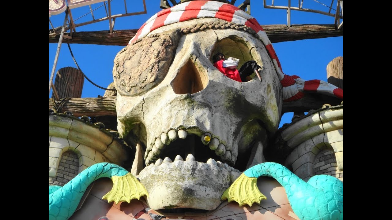 Pirate Flyer (POV) Coral Island Blackpool England UK