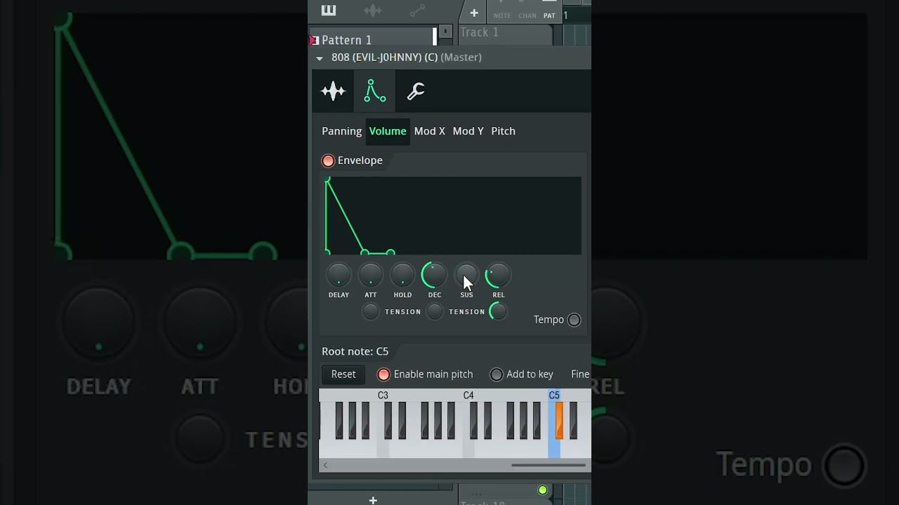 How to TEMPO SYNC 808's (FL STUDIO) #flstudio #musicproduction #beats #808 #envelope