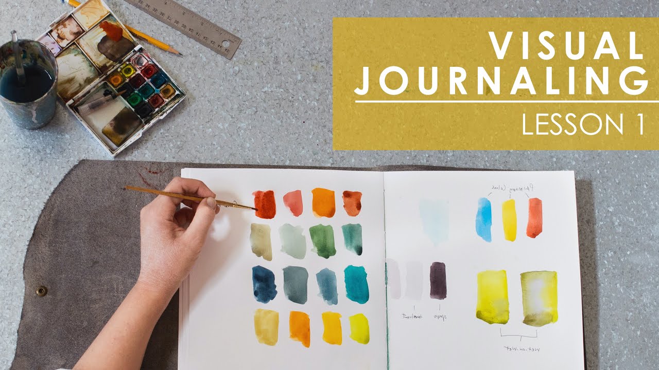 Visual Journaling : Lesson 1 | FUNDAMENTALS with Justina Stevens