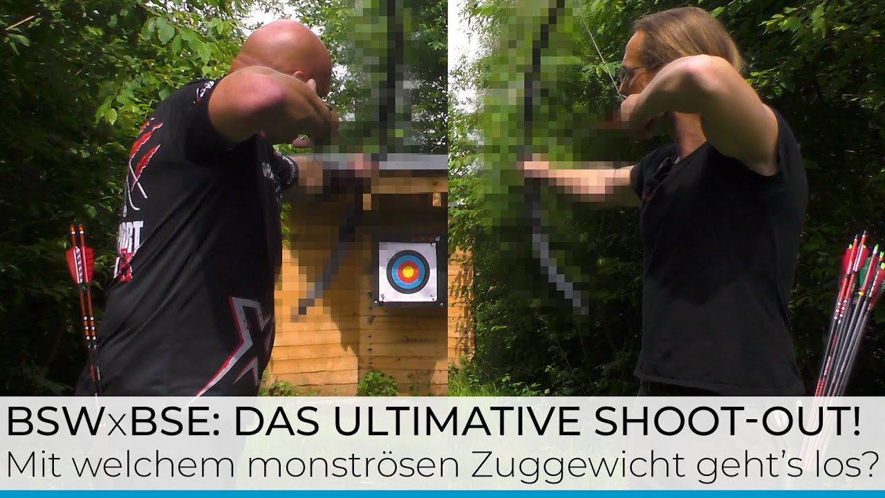 BSW trifft BSE - das große Bogen Sport Extrem Shoot-Out: Sebastian vs. Thomas Brugger