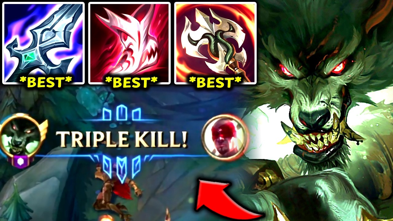 WARWICK TOP IS NOW S- TIER AND EXTREME HIGH WINRATE (BROKEN) - 2026 Warwick TOP Gameplay Guide