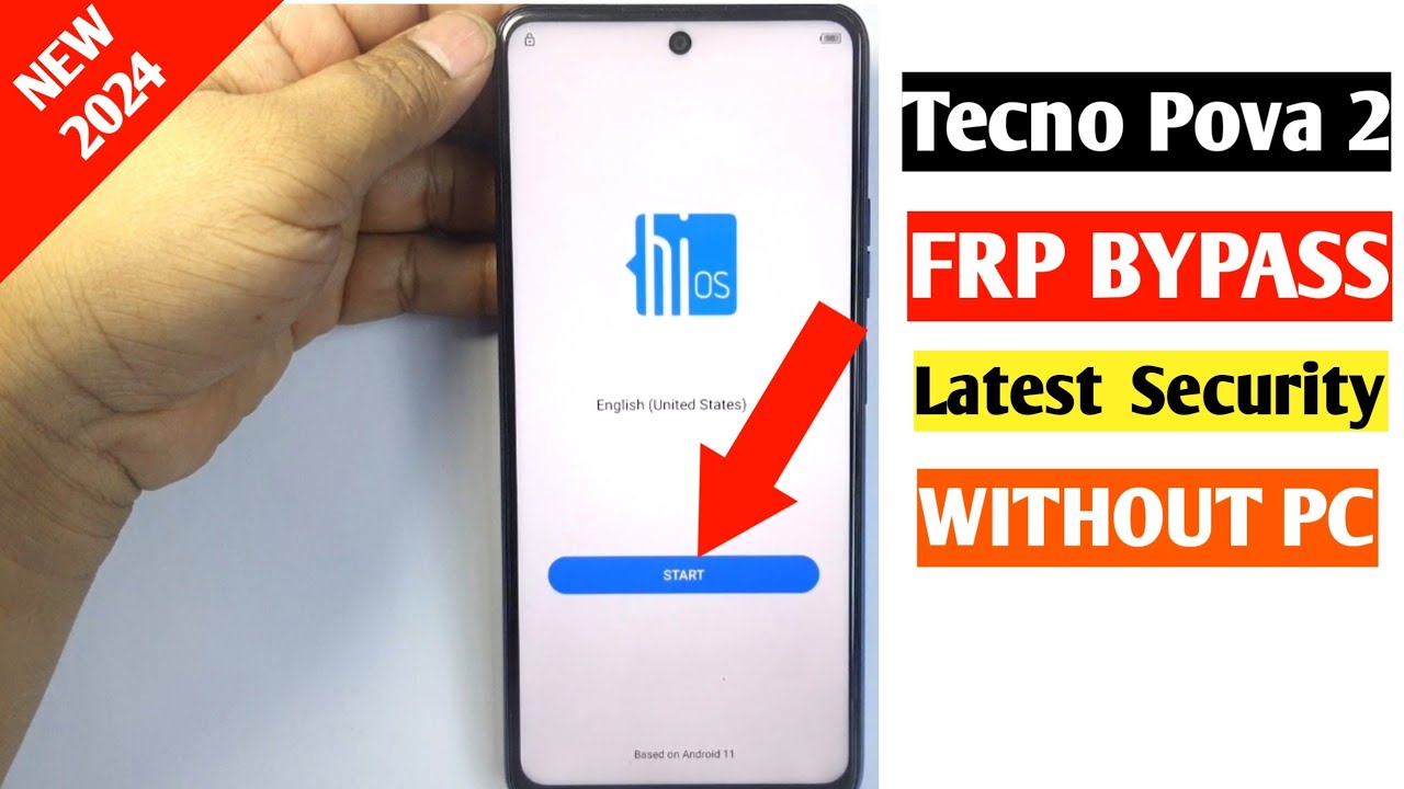 Tecno Pova 2 Frp Bypass New Method  2024