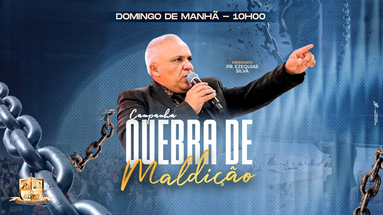 AO VIVO - CURAS, MILAGRES E LIBERTA&Ccedil;&Atilde;O COM PASTOR PRESIDENTE EZEQUIAS SILVA! 12/04/26