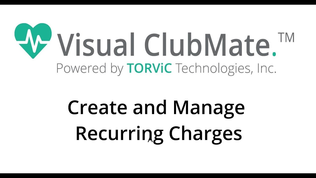 Create and Use Recurring Charges