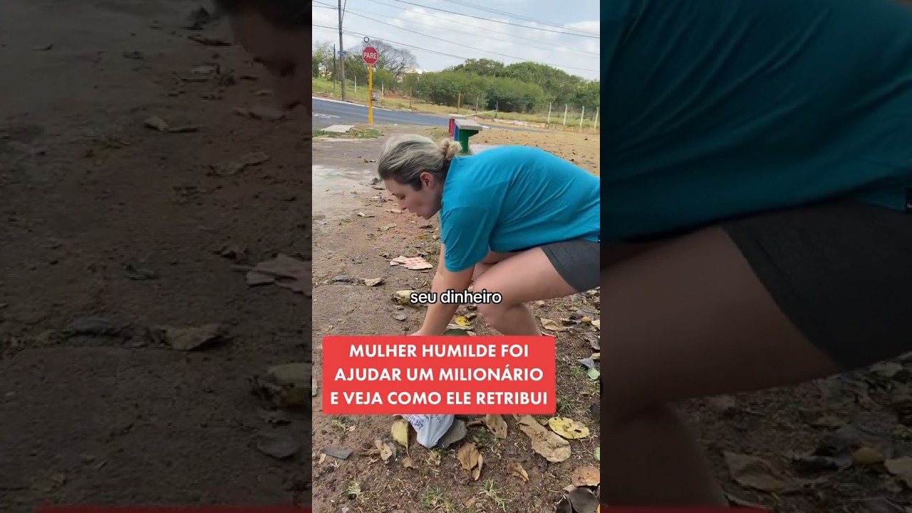 Mulher humilde foi ajudar um milion&aacute;rio e veja como ele retribui