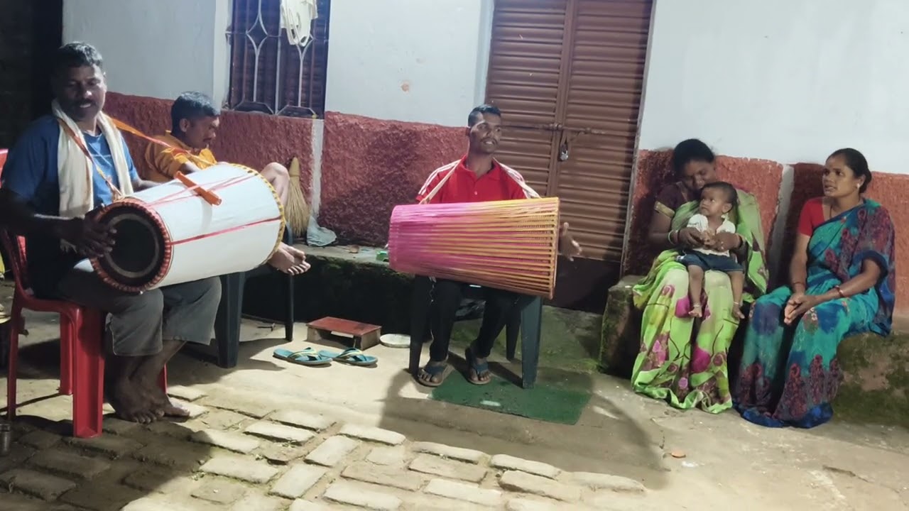 करम डंडी 🌳🪩 बाय रंगी घोडो बाली गुसन बरचा ऊला कोरय बदन मेन्दी का माला