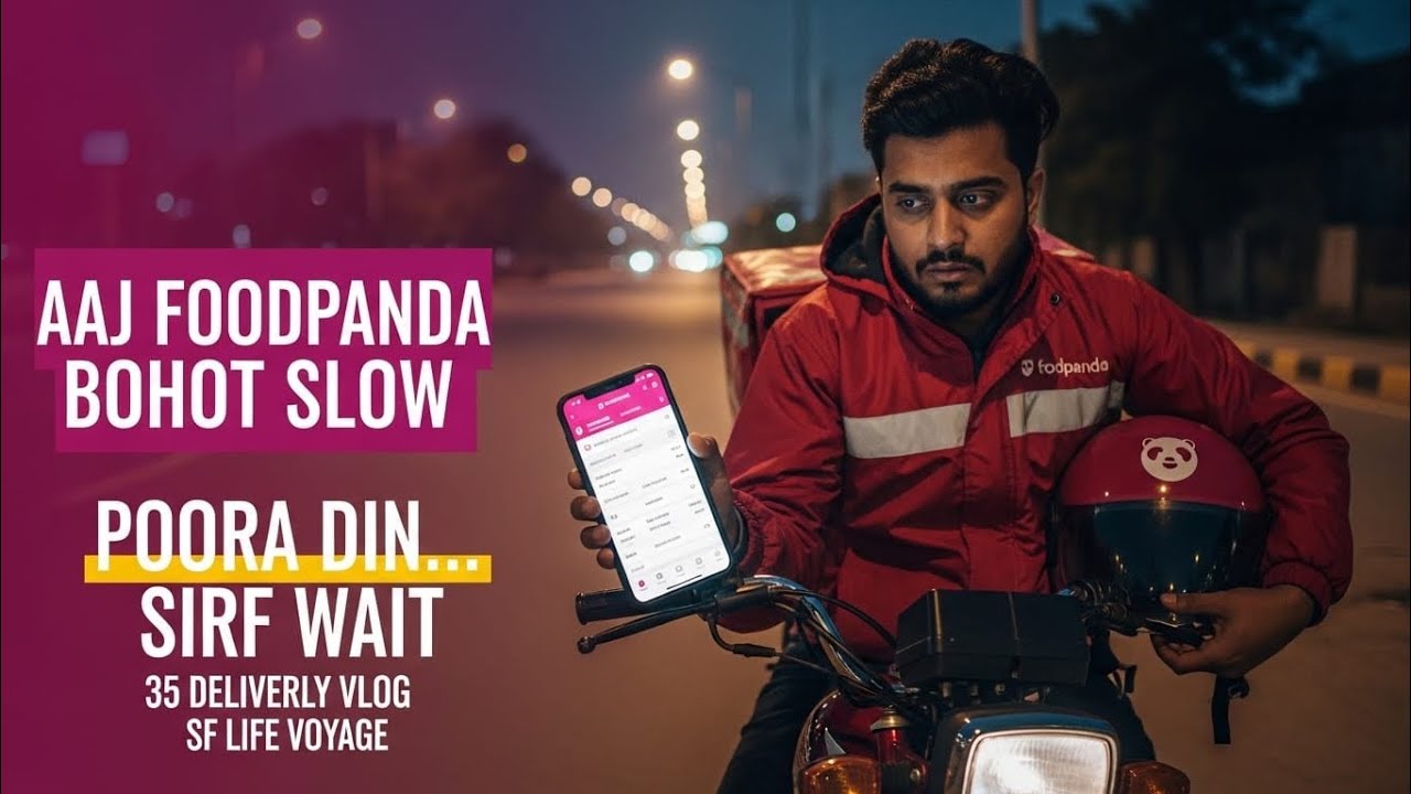 Aaj Foodpanda Bohot Slow Tha 😳 | Orders Ke Liye Poora Din Wait 😵‍💫 | DHA Karachi