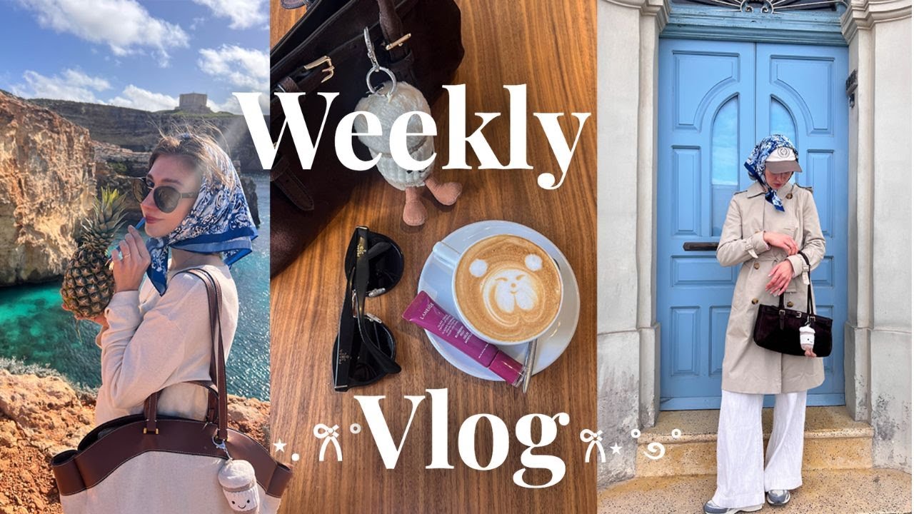 WEEKLY VLOG | lecimy na Maltę, spacery, jedzenie & home reset☀️✈️