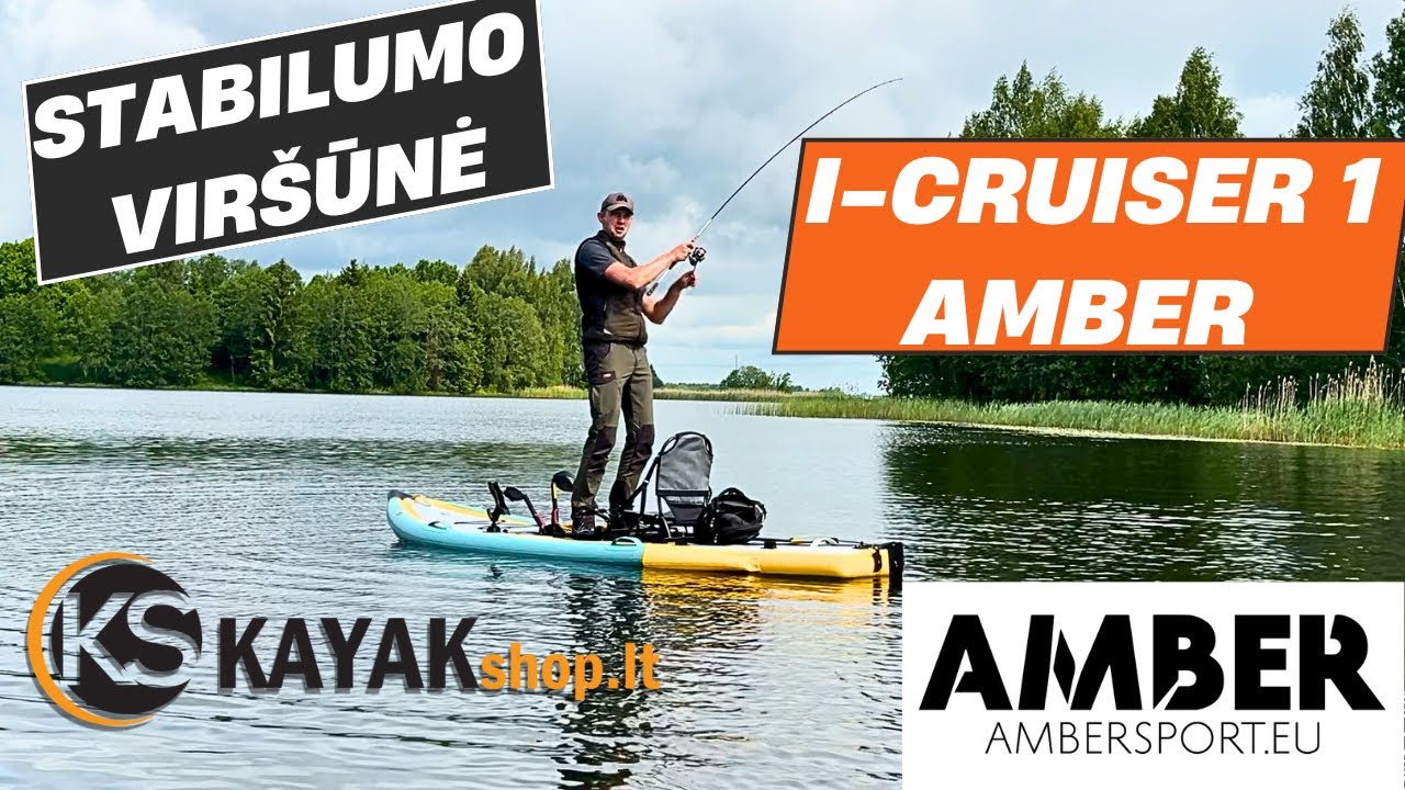 AMBER i-CRUISER I pripučiama minama baidarė!